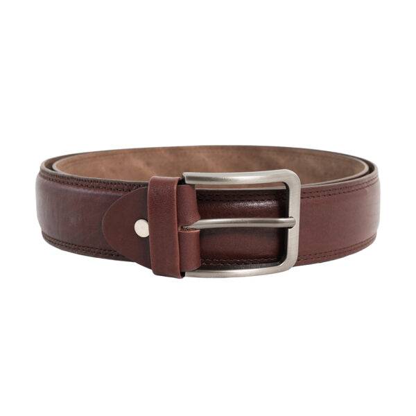 The Apex Brown Cow Leather Belt
