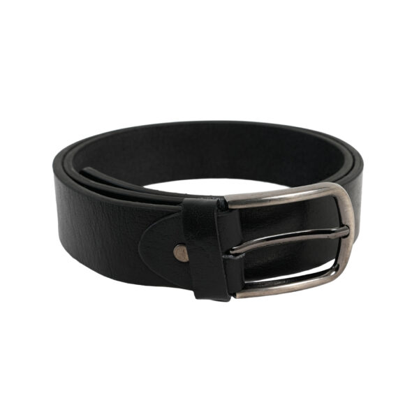 The Regent Black Leather Belt