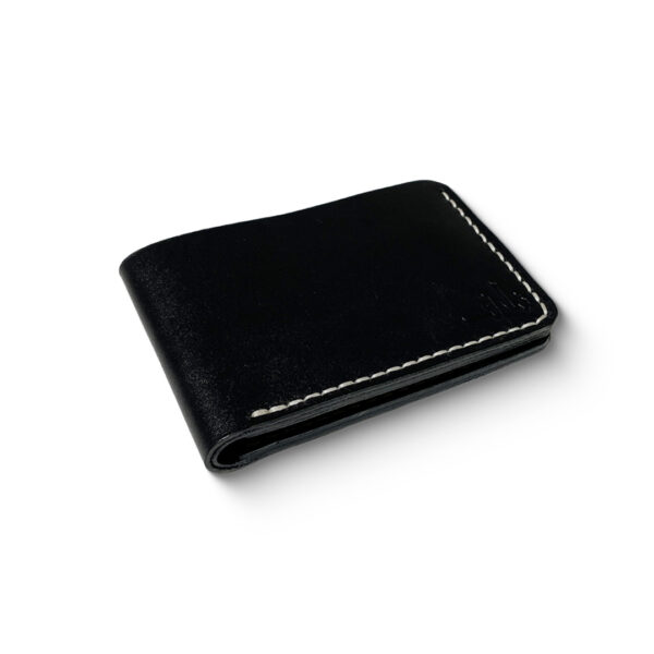 The Drover Black Handmade Bifold Wallet