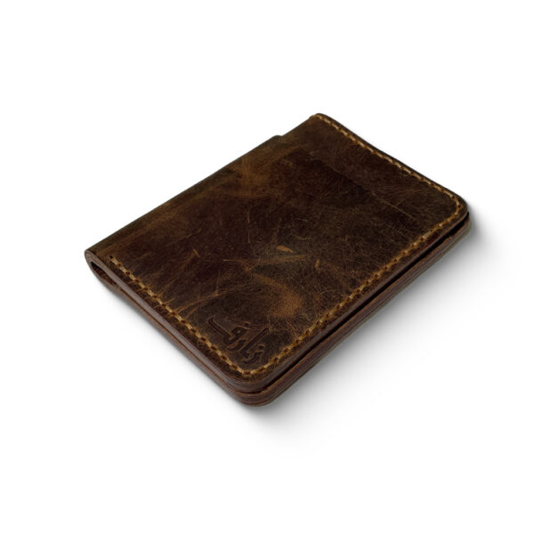 The Crazy Horse Leather Vertical Wallet
