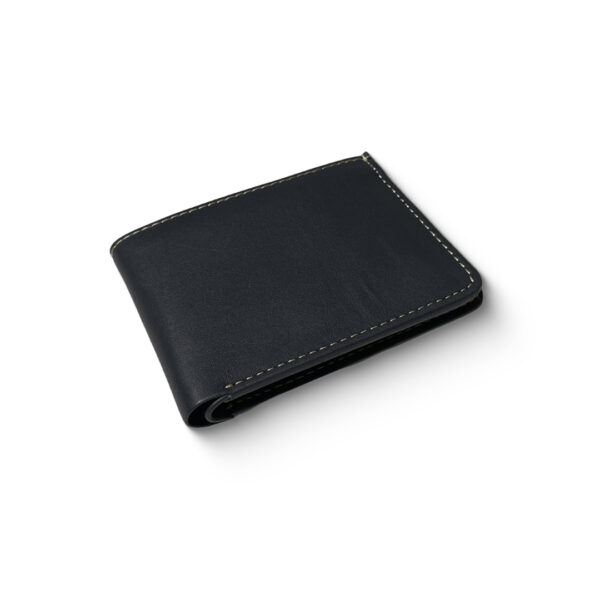 The Allure Blue Plain Leather Wallet